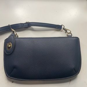 Blue Leather Crossbody/Shoulder Purse